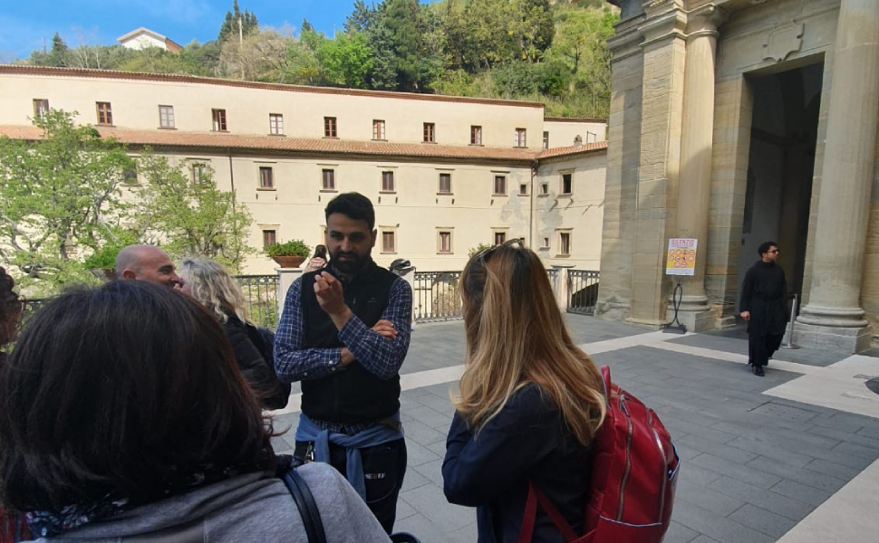 cammino san francesco paola rai riprese 2