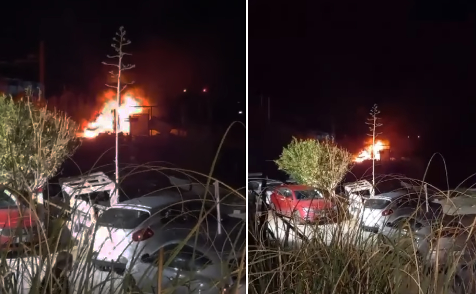 incendio auto coreca amantea
