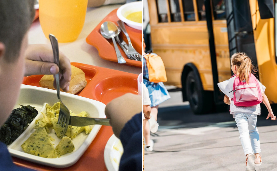 mensa bambini e trasporti