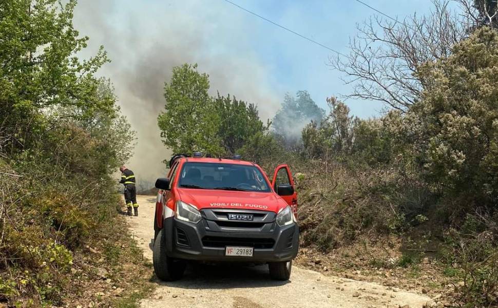 vigili fuoco intervento incendio