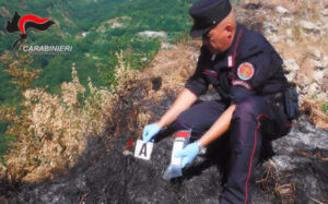 Carabineiri incendio