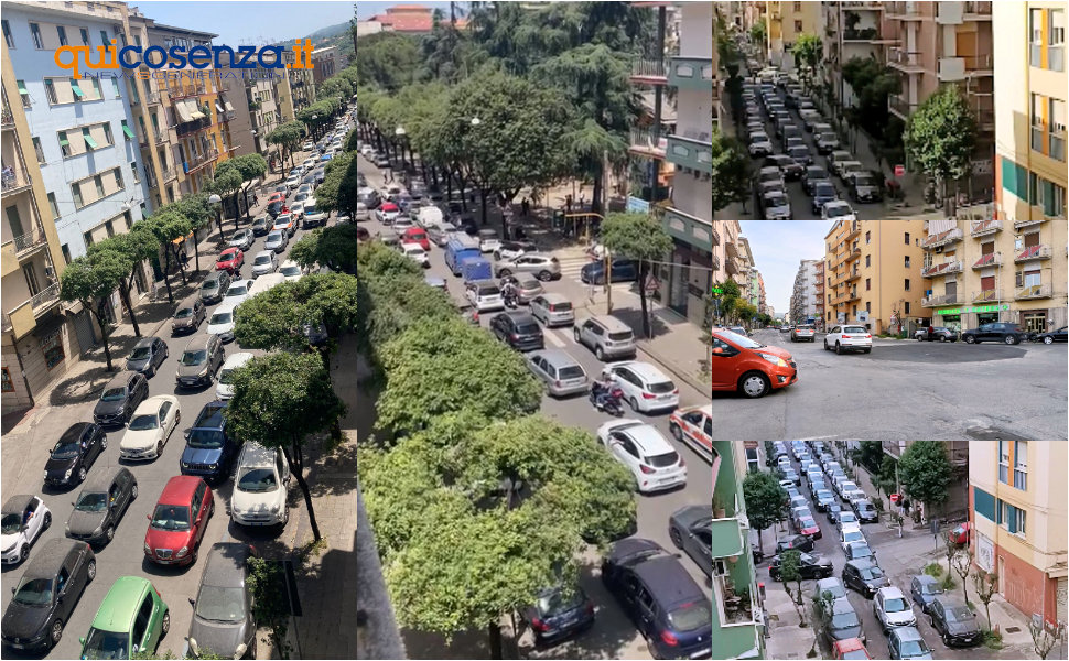 La segnalazione - caos e traffico impazzito in centro a Cosenza "oltre 40 minuti per percorrere Via Roma" 51 Cosenza Traffico