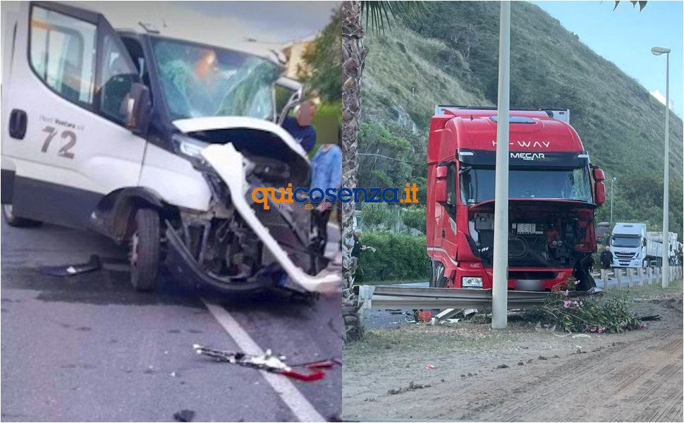 Incidente la Tonnara Amantea Statale 18