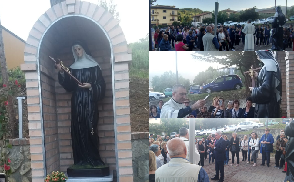 Rende: posizionata, nella piazzetta di Surdo, una statua in onore di Santa Rita 51 Santa Rita Statua Rende