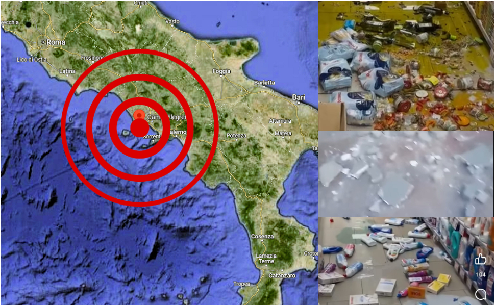 Terremoto Napoli Campi Flegrei