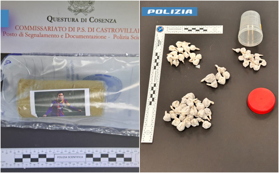 droga eroina cocaina cassano doria