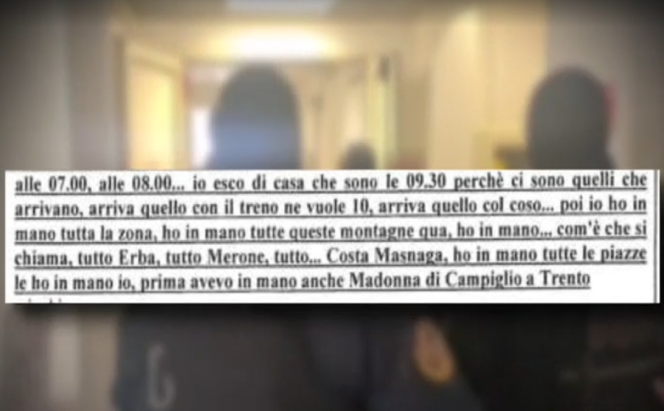 ndrangheta piemonte e lombardia intercettazioni