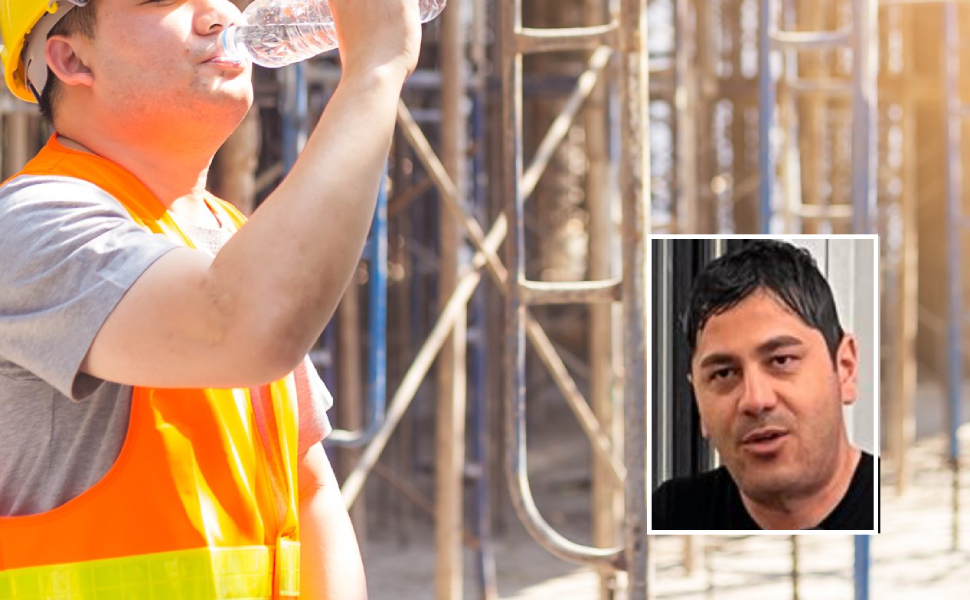 stress termico lavoratori - Simone Celebre Fillea Cgil