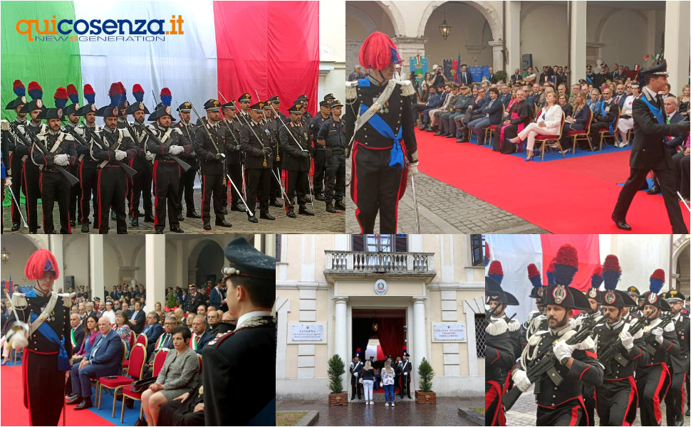 Carabinieri Cosenza festa