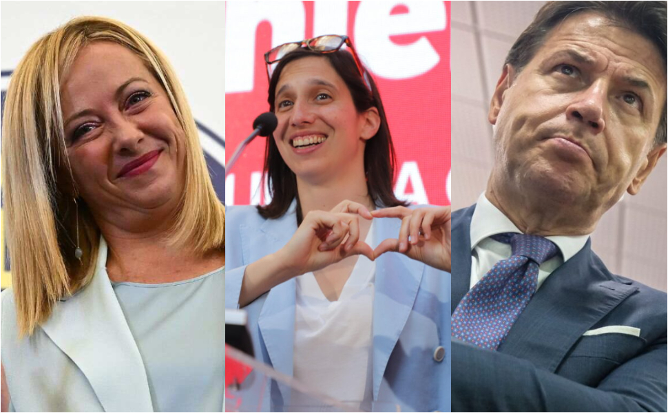 Meloni Shlein e Conte