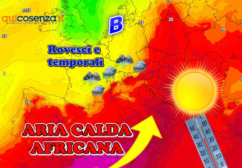 Meteo fiammata africana 29-30 giugno