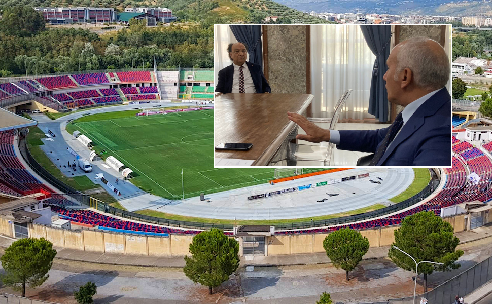 Stadio Marulla incontro Guarascio Caruso