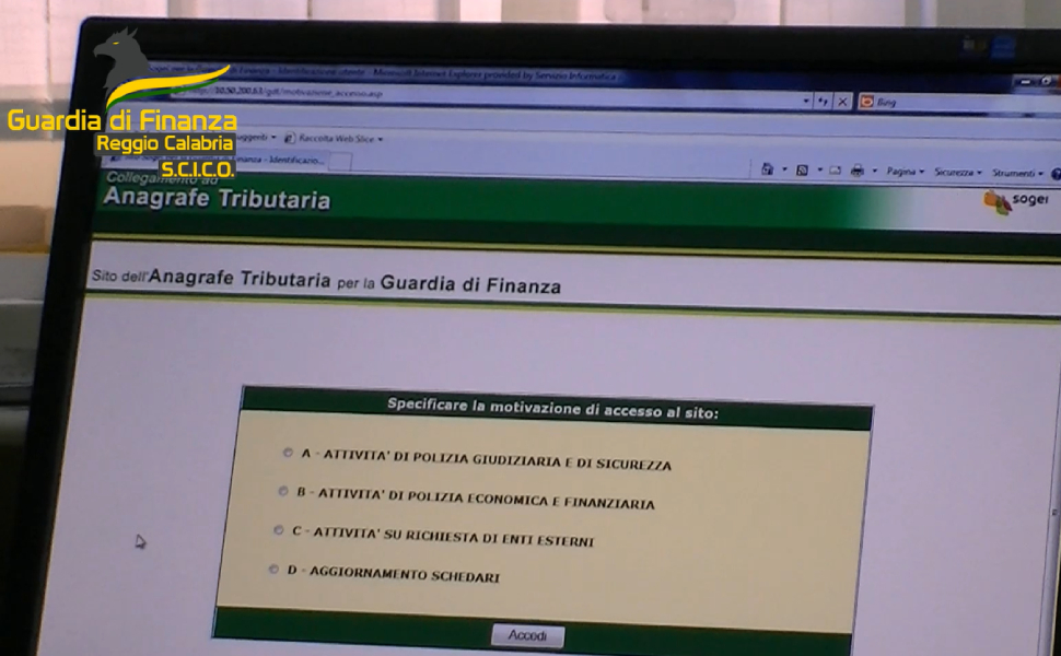 guardia finanza indagini tributaria