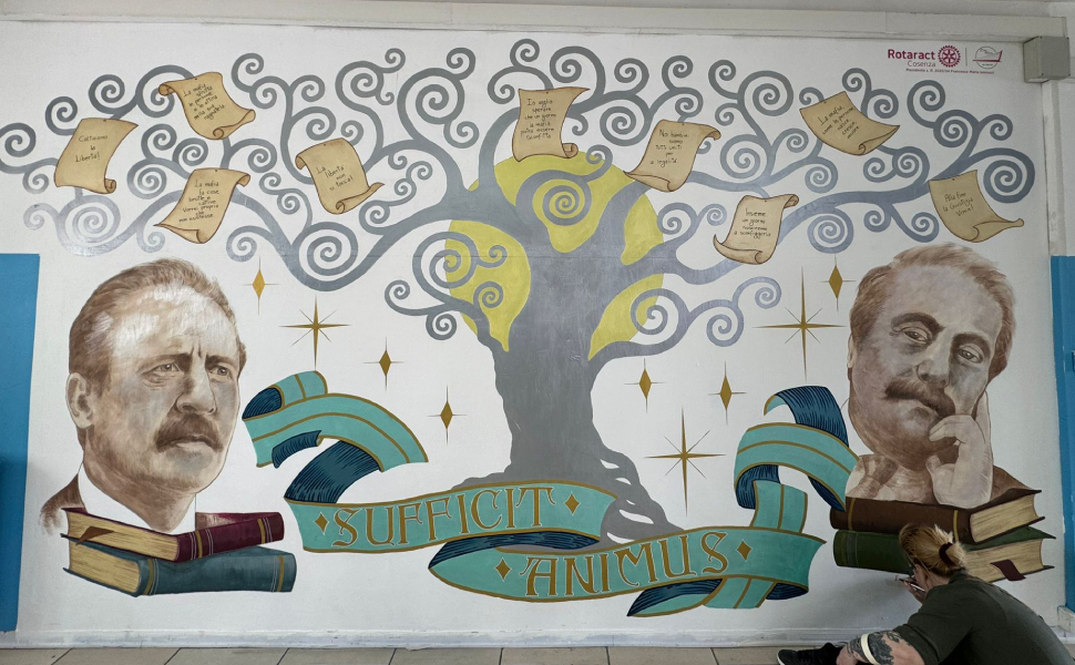 murale mafia fausto gullo cosenza 01