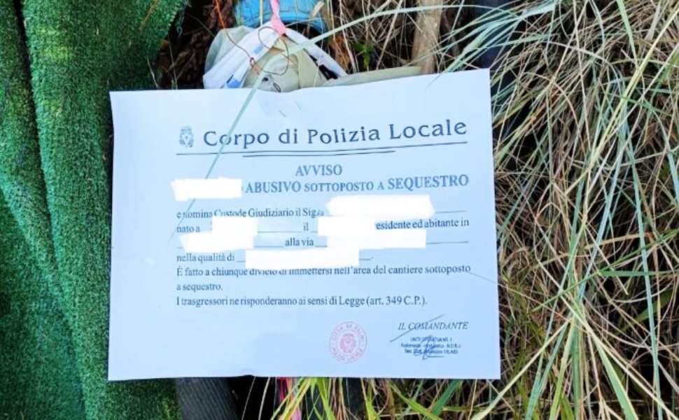 scarico abusivo palmi