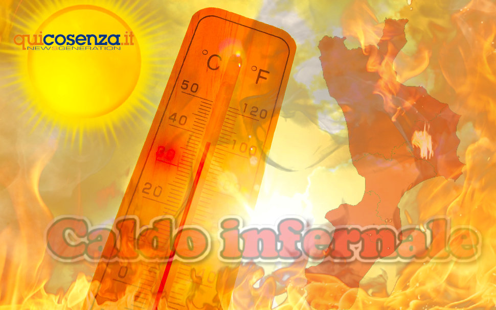 Caldo rovente Calabria