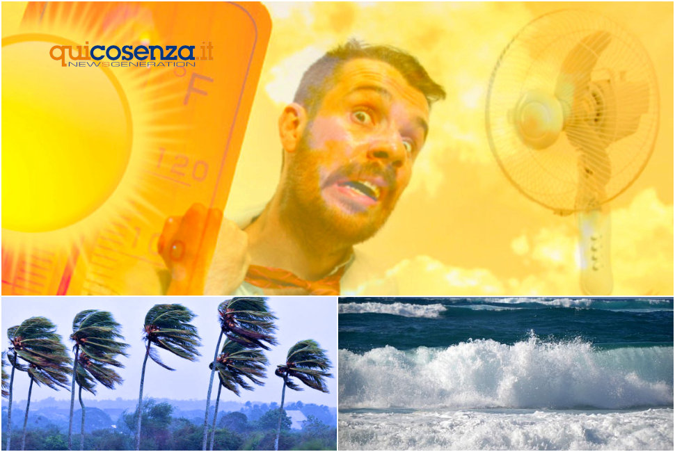 Meteo aria fresca e caldo rovente