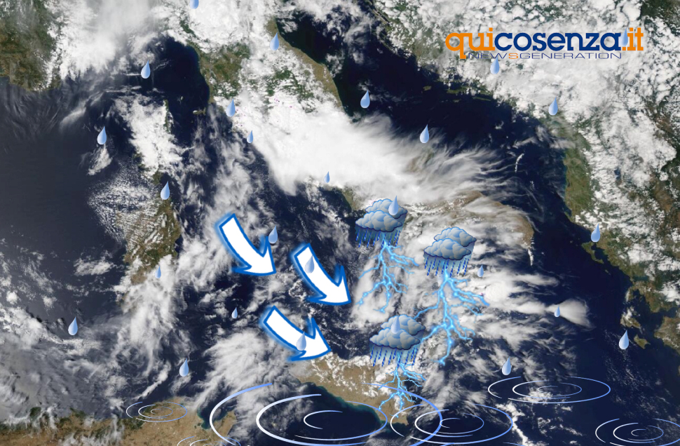 Meteo temporali break estivo calabria