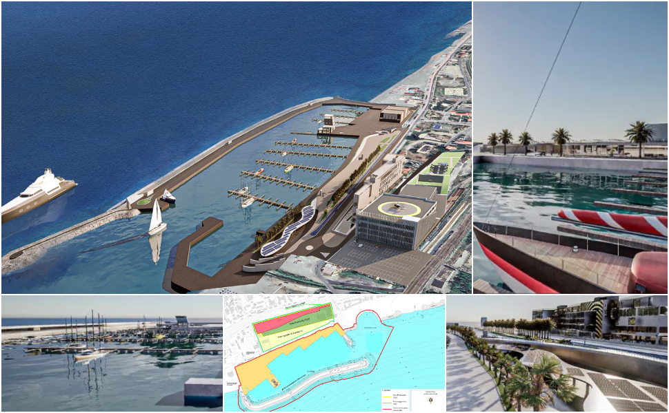 Porto turistico di Paola progetto