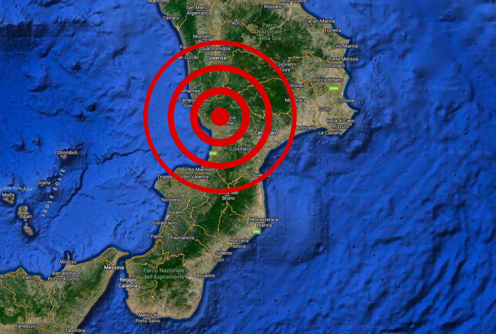 Terremoto Lamezia Terme