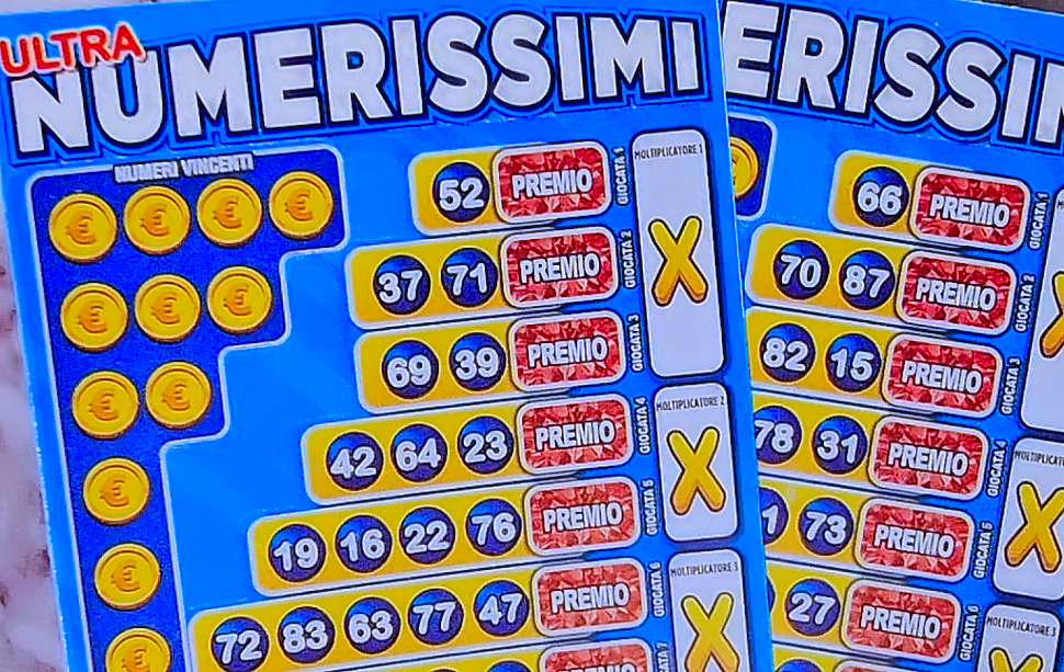 Gratta e Vinci: a Spezzano Albanese vinti 500mila euro con il biglietto "Ultra Numerissimi" 79 Ultra Numerissimi Gratta e Vinci