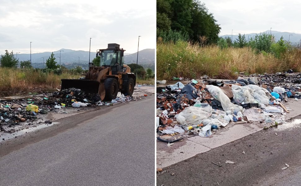 bonifica rifiuti rende via de amicis 01