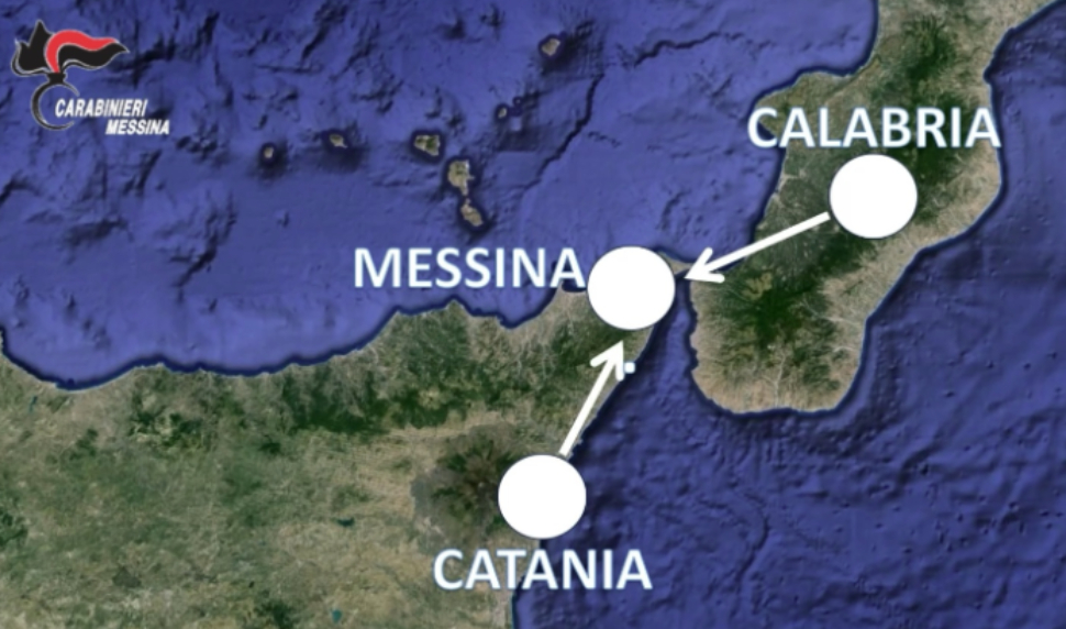 droga messina calabria