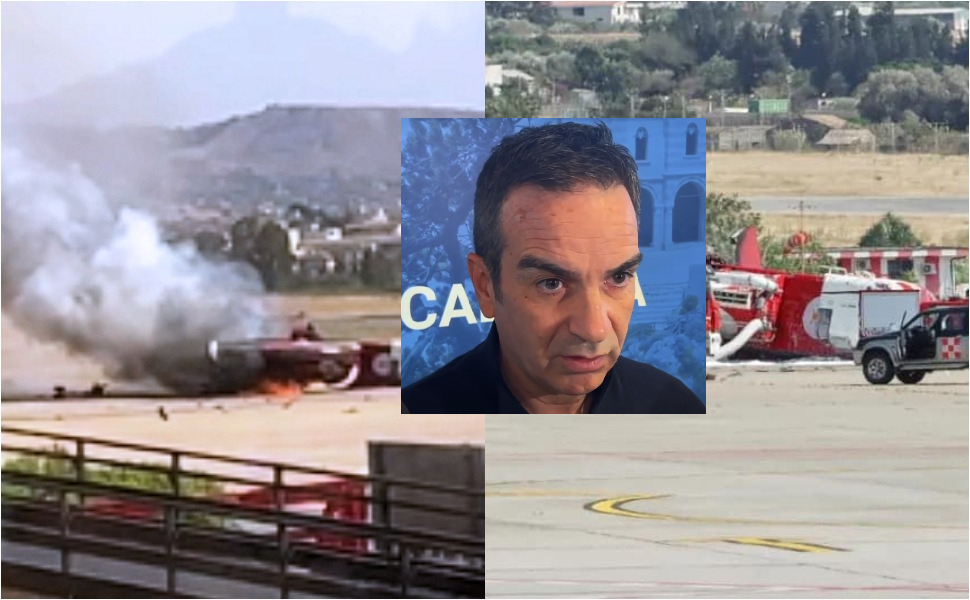 elicottero in fiamme occhiuto