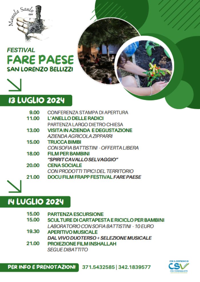 fare paese san lorenzo bellizzi