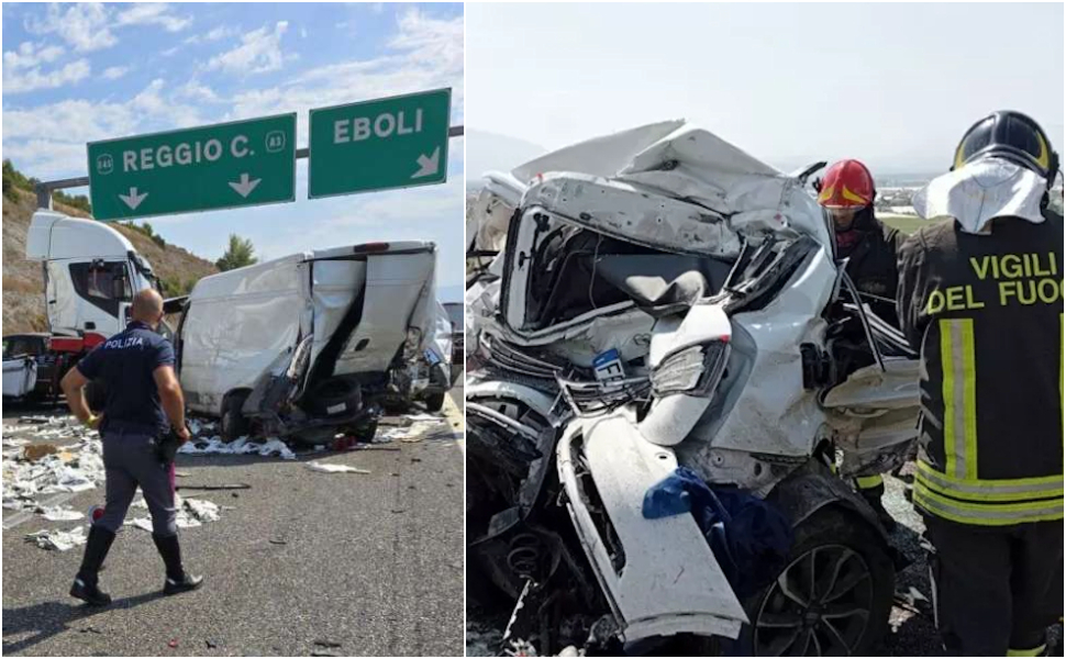 incidente A2 Eboli morti
