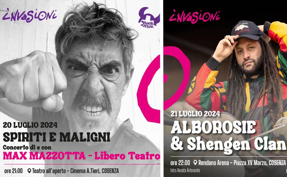 invasioni cosenza primo weekend