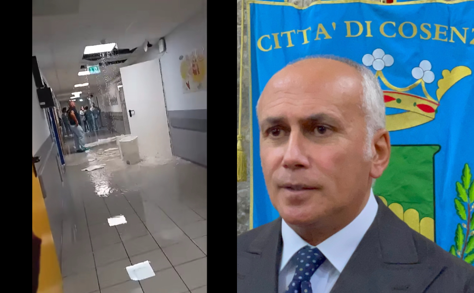 Annunziata, Caruso: "Rianimazione allagata e dimissioni del direttore del Pronto Soccorso, è il degrado" 51 Crollo-Rianimazione_sindaco-Caruso