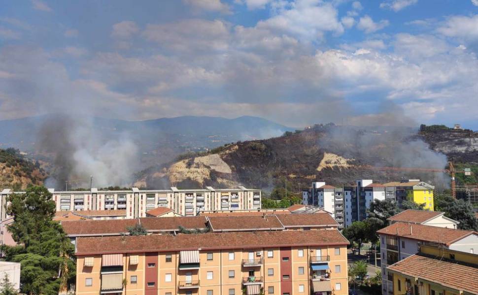 focolai incendio zumpano