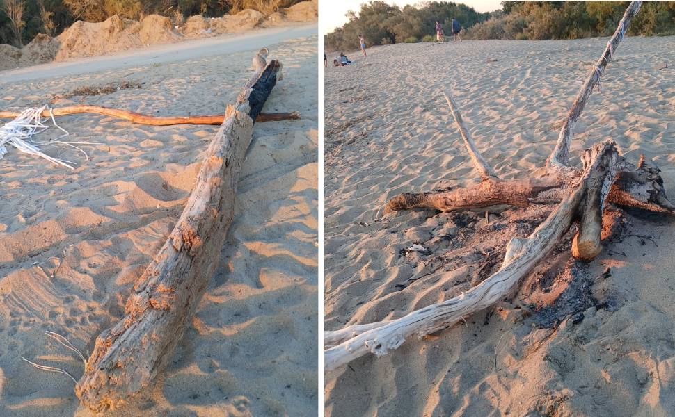 opere laghi sibari spiaggia danneggiate