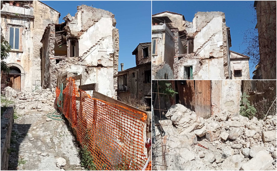 Crollo palazzo Santa Lucia