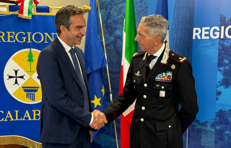 Carabinieri, Occhiuto incontra il nuovo comandante Sciuto: "avanti insieme per il bene della Calabria" 59 Occhiuto Sciuto