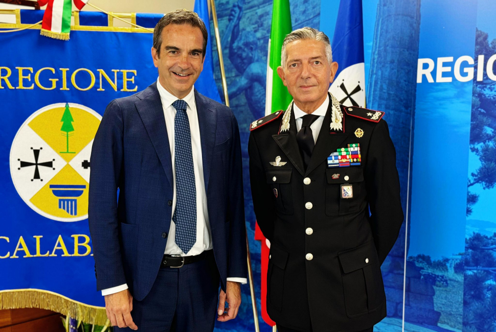 Carabinieri, Occhiuto incontra il nuovo comandante Sciuto: "avanti insieme per il bene della Calabria" 54 Occhiuto Sciuto2