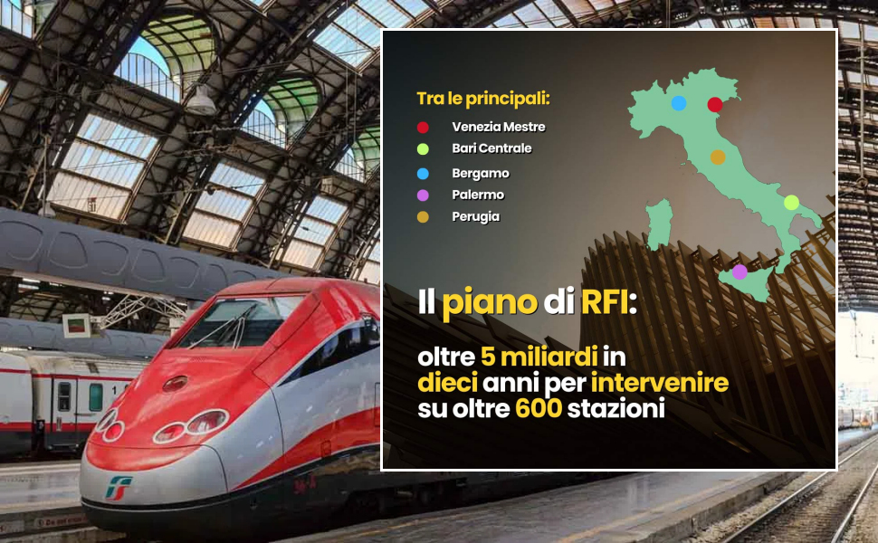 RFI riqualificazione stazioni