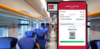 Regionale biglietto check- in