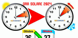 Ora solare 2024