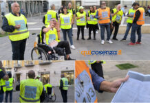 Protesta Steward Cosenza Calcio