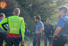 Soccorso alpino e carabinieri scomparso