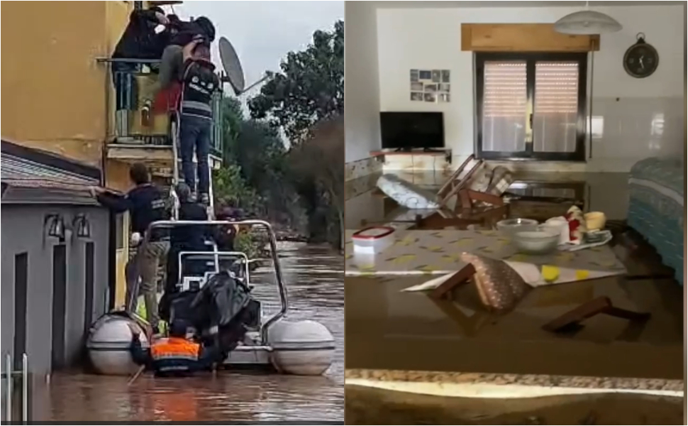 Case e strade allagate, 75 soccorsi e altre 150 richieste (VIDEO). Centinaia gli operatori in campo 6 case-e-strade-allagate_lamezia.