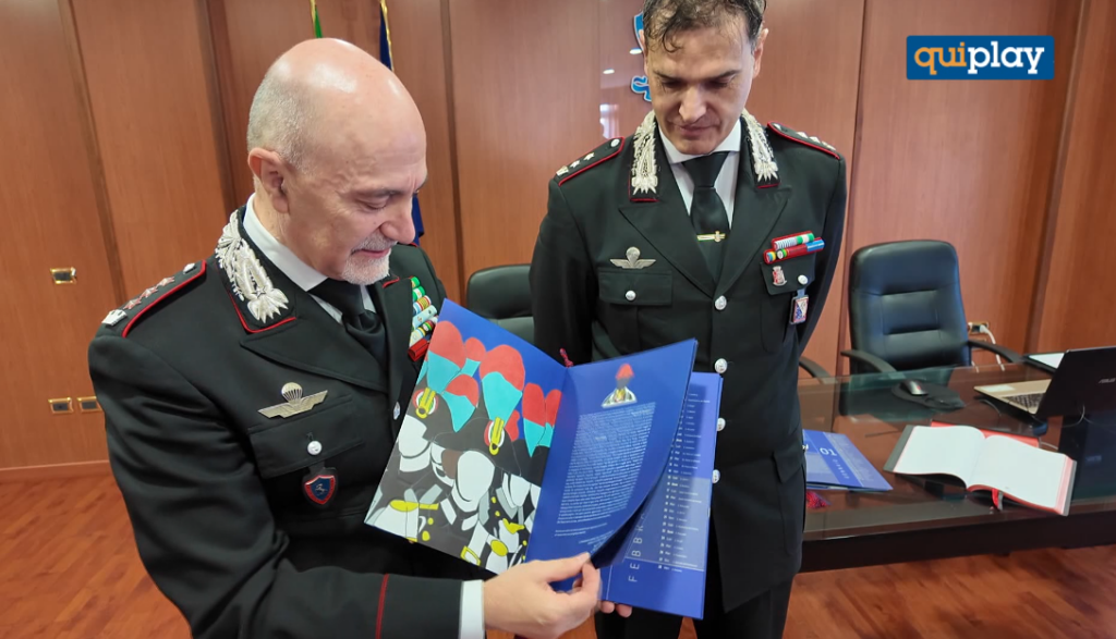 Cosenza: presentato dal comandante provinciale Mommo il calendario 2025 dei carabinieri 1 foto calendario