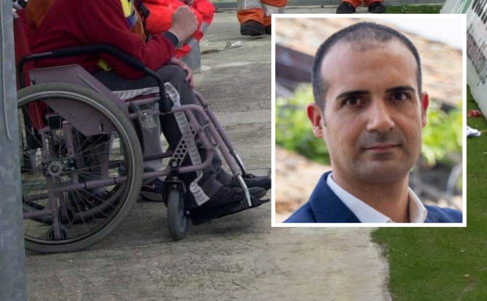 disabile Anselmo Scaramuzzino presidente della sezione dellAssociazione italiana arbitri di Locri