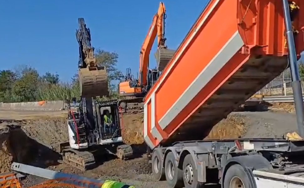Voragine sulla Statale 280 causata dal maltempo, entro oggi la riapertura - VIDEO 1 lavori anas statale 280