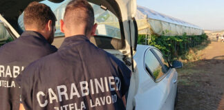 Carabinieri tutela lavoro