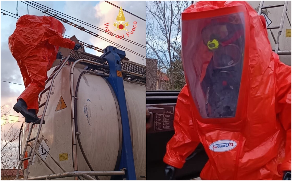 Controllo treno Cisterna Fuscaldo