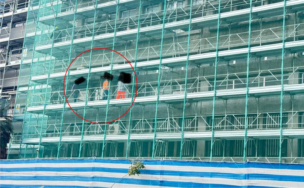 operai tribunale senza dpi 01