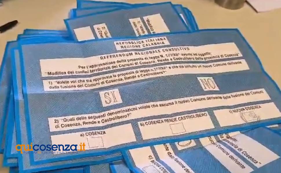 schede referendum citta unica